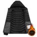 Rib Clothes, Cotton-padded Clothes For Men, Slim-fit Removable Hats, Piled Thickened Hooded Jackets For Men_viptrois.com