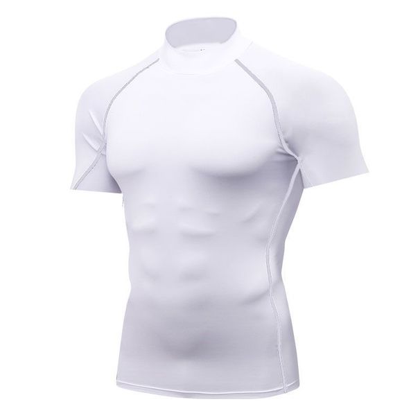Men's Clothing Men's T Shirt Clothing Sports Tights Gym Training Compression Clothes Basketball Quick Drying Running Short Sleeves_viptrois.com