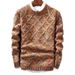 Winter Men's Sweater Thickened Knitted Top Crew Neck Men's Clothing With Long-sleeved Jacket Clothes Men's Fashion_viptrois.com