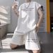 Men's Clothing Summer Ice Silk Suit Men's Sleeveless T Shirt Vest Large Size Casual Sports Quick Drying Shorts Two Piece Suit_viptrois.com