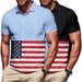 Men's Thin Polo Shirt Breathable Quick Drying Casual Two Piece Set T Shirt_viptrois.com