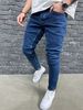 Men's Clothing Retro New High Street Casual Jeans Design American Trend Slim Fit Trousers_viptrois.com