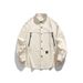 ACU Men's Plaid Workwear Shirt Jacket – Oversized Flannel Shacket For Streetwear & City Boy Aesthetic (Black/Army Green/Beige, M-3XL)_viptrois.com