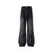 Youth Trend Gradient Color Straight Leg Casual Pants For Men In Spring Autumn, American High Street Hand Wiped And_viptrois.com