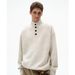 Mixed Color Dot Button Half Turtleneck Knit American Style Lazy Pullover Men's Couple Sweatshirt Sweater_viptrois.com