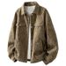 American Vintage Corduroy Jacket Premium Thermal Lapel Jacket_viptrois.com