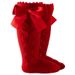 Kid's Clothing Copyright Applied For Spring And Autumn Double Bow Princess Baby Mid Tube Socks 0 To 3 Years Old Lolita Dress Socks_viptrois.com