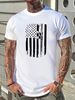 USA Flag AR15 Rifle 2nd Amendment Military Patriotic T-shirt Stylish Breathable Slightly Comfortable Graphic Unisex Summer Homme_viptrois.com