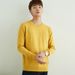 1 Autumn Winter Men's Crew Neck Sweater Pullover V-Neck Loose Plus Size Long Sleeve Knitte Base Shirt Inner Wear_viptrois.com