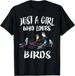 T-shirtjust A Girl Who 2026 Loves Birds Birding Bird Watching Gif_viptrois.com