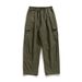 Men's Clothing Textured Water Repellent Functional Workwear Trousers For Men Spring Japanese Style Outdoor Loose Pleated Drawstring Casual Trousers_viptrois.com