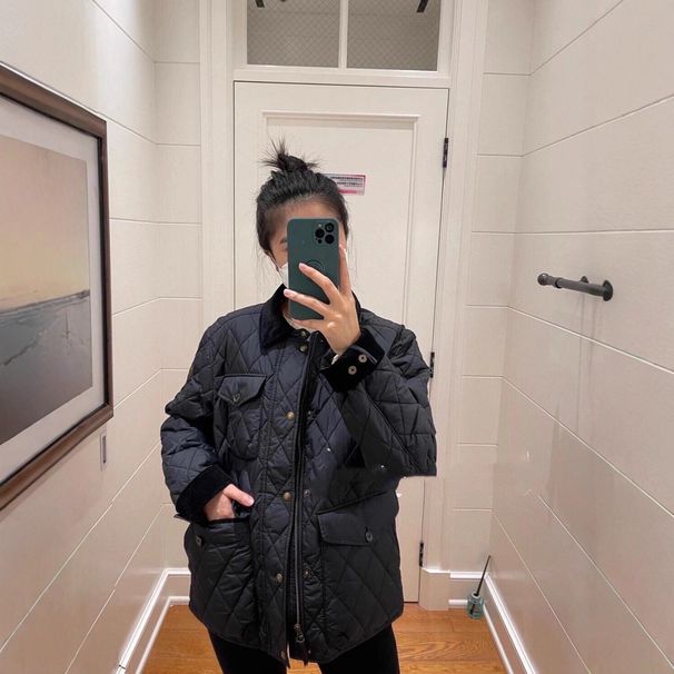 Cross-Border High-Quality RL Ralph Classic Old Money Style Workwear Diamond Vintage Cotton Jacket Unisex Trendy_viptrois.com
