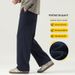 Nordmann Autumn Winter Sports Knitted Casual Pants Men 2025 New American Style Loose Straight Paratrooper Wide-Leg Trousers_viptrois.com