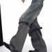Small Niche Distressed Waisted 3D Splicing Design, American High Street Trendy Brand Micro Flared Jeans For Men_viptrois.com
