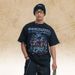 Pure Cotton American High Street Direct-printed Short-sleeve For Men, Loose Fit Half-sleeve T-shirt_viptrois.com