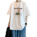 Trendy Wear, Heavy Cotton Short-sleeved T-shirt Men's Trendy Brand Printed Men's Top Casual Versatile Bottoming Shirt T-shirt_viptrois.com