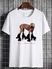 William Weg Weimaraner On Roller Skates Men T-shirt White Tee All Size Homme Casual Graphic Summer Streetwear Breathable Slightly Fashion Stylish_viptrois.com