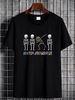 Dabbing Skeleton Pumpkin Autism Awareness Halloween T-Shirt Top For Everyday Wear T-Shirt For Women Casual Comfortable Designer Clothes Casual Unisex Women Female Slightly Summer Women Top Graphic Tees Stylish Breathable Soft Graphic Fashion_viptrois.com