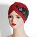 Ladies' Headscarf PEACOCK ELEGANCE - Sequined Turban Hat (Ethnic Chic, Hot Seller, Fashion Trends, Versatile)_viptrois.com