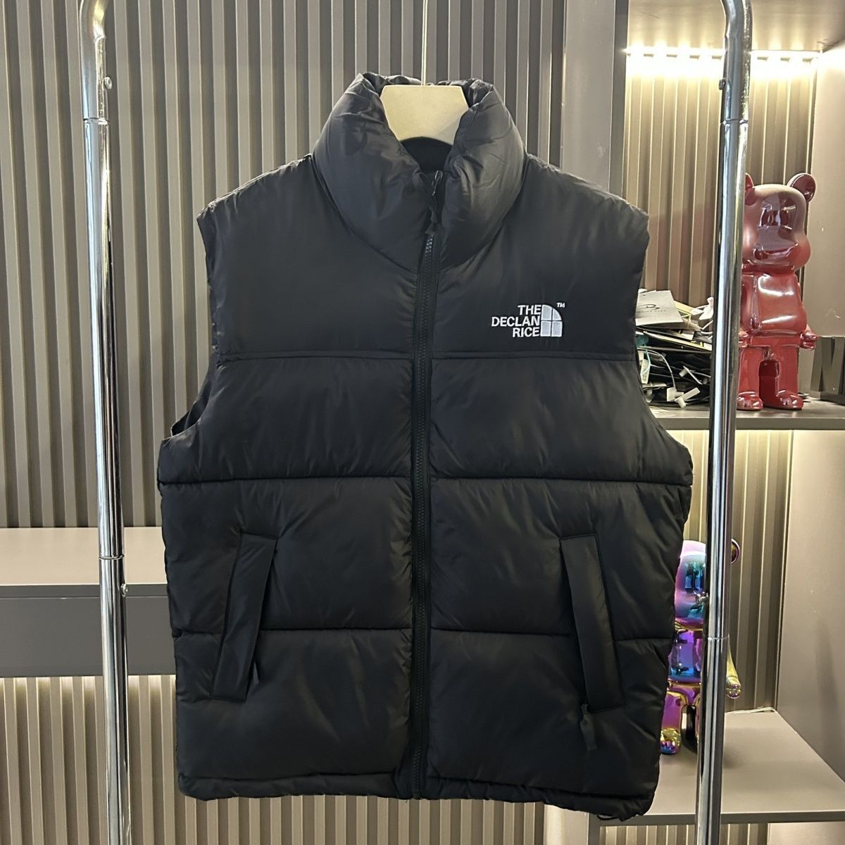 Winter New Vest For Men, Warm, Windproof, Waterproof, Trendy Cotton Jacket, Stand Collar, Patchwork, Fashionable High_viptrois.com