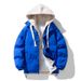 Unisex Japanese Streetwear Hooded Puffer Jacket - Winter Fleece-Lined Coat (Black/Khaki/Blue/Green, M-4XL)_viptrois.com