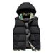 Men's Winter Camouflage Hooded Vest - Thickened Casual Zip-Up Jacket For Big & Tall, Black/Khaki/Dark Grey (M-5xl)_viptrois.com