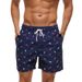 Men's Clothing Printed Beach Shorts Men's Swimming Trunks Quick Drying Four Point Shorts Casual Pants Swimming Trunks_viptrois.com