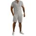 Men's Clothing Men's Polo Shirt Casual Loose Short Sleeved Shorts Sports Suit_viptrois.com