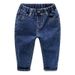 2025 New Boys Jeans Spring Autumn Winter Stylish Elastic Children's Clothing Boys Plus Velvet Loose Thin Long Pants_viptrois.com