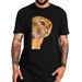 Sad Cat Mewing T Shirt Funny Two Cats Talking Meme Y2k Graphic Tshirt Tops 100% Cotton Soft Unisex T-shirt For Men Women EU Size_viptrois.com