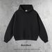 KITE Men's Clothing 2025 Autumn Winter Boxy Fit Short Wide Heavyweight 350G Fleece Hooded Sweatshirt Hoodie Men_viptrois.com