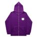 Hoodie Sweatshirt Gothic High Street Full Zipper Oversized Unisex Streetwear Y2 Jacket_viptrois.com