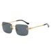 VOOTHOST New Rimless Rectangle Vintage Metal Sunglasses Fashion Frameless Tinted Glasses Shades For Women Men VB051_viptrois.com