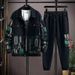Cowboy Men's Spring Autumn 2024 New Trend Brand Trendy Teenage Boys And Students Workwear Jacket Lapel Set_viptrois.com