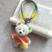 Korean Dongdaemun Dopamine Teddy Bear Bag Charm - Cute Fluffy Animal Keychain For Bags, Backpacks & Gifts (Multiple Colors & Styles)_viptrois.com