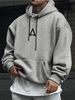 Autumn And Winter Men's Top Sweatshirt Loose And Comfortable Warm And Hooded Sweatshirt Men's Clothing Men'S_viptrois.com