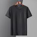 Men's Clothing Plus Size Ice Silk Short Sleeved T Shirt Plus Size Plus Size Men's Fat Fat Guy Loose Summer Casual Loose Short Sleeved T Shirt_viptrois.com