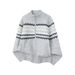 Fel Island Sweater Loose Round Neck Knitted Cardigan Trendy Brand Line Jacket_viptrois.com