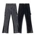 Man's Clothing High Street Gallerydept Splash-ink Flared Jeans Men's And Women's Ins Loose Straight Leg Pants_viptrois.com
