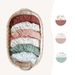 Baby Fitted Bassinet Sheet Newborn Changing Pad Cover Solid/Printed Breathable Crib Fitted Sheets Cradles Mattress Cover_viptrois.com