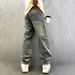 Men's Clothing Print High Street Fashion Brand Ins Design Jeans Loose Straight Washed Wide Leg Long Pants_viptrois.com