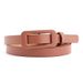 Lacquer leather solid color thin fashionable decorative dress small belt women's trend_viptrois.com