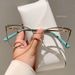 Neue Minimalistische Metall-Anti-Blaulicht-Brille Für Damen, Modische Cat-Eye-Brille, Business-Computerbrille_viptrois.com