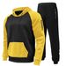 Men's Fleece-Lined Hoodie & Jogger Set - Heavyweight Winter Activewear For Outdoor & Casual Wear_viptrois.com