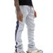 Men's New Striped Drawstring Slim Fit Athletic Casual Pants_viptrois.com