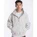Japanese Minimalist High-Neck Hooded Sweatshirt – Unisex Zip-Up Streetwear Pullover With Oversized Fit, Solid Color Casual Top_viptrois.com