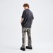 American Style Washed Vintage Flame Horse Print Drop Shoulder Loose Fit Couple T-Shirt Trend_viptrois.com