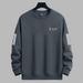 Men's Clothing T Shirt Men's Autumn And Winter Ins Trendy Brand Loose Thickened Casual Bottoming Shirt Young Students Printed Round Neck Sweatshirt_viptrois.com