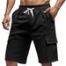 Men's Clothing Men's Sports Five Point Shorts Style Breathable Loose Fit For Summer Suitable For Squatting Jogging Casual Wear Multi Pocket Cargo_viptrois.com