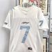 American-style V-neck No. 7 Sports Short-sleeve Unisex Summer Digital Jersey-style T-shirt, Niche Loose-fitting Top_viptrois.com
